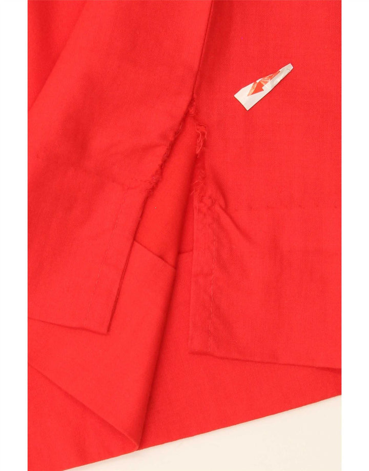 Abito basic da donna vintage UK 12 rosso medio