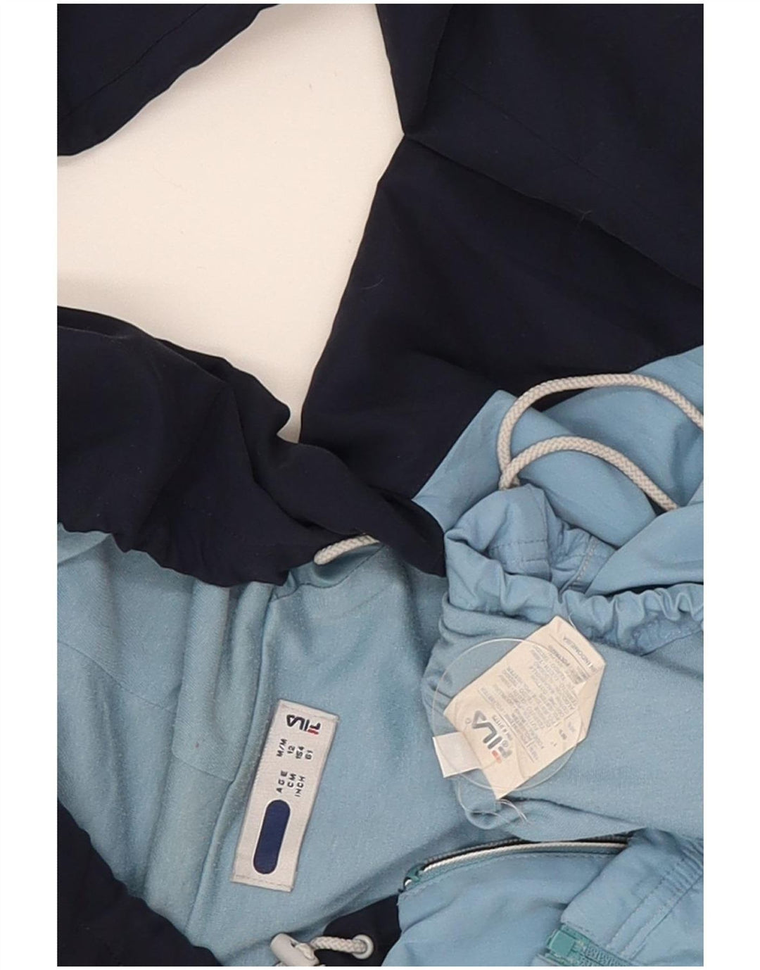 Giacca da ginnastica grafica da ragazzo Fila 11-12 anni Colorblock blu medio