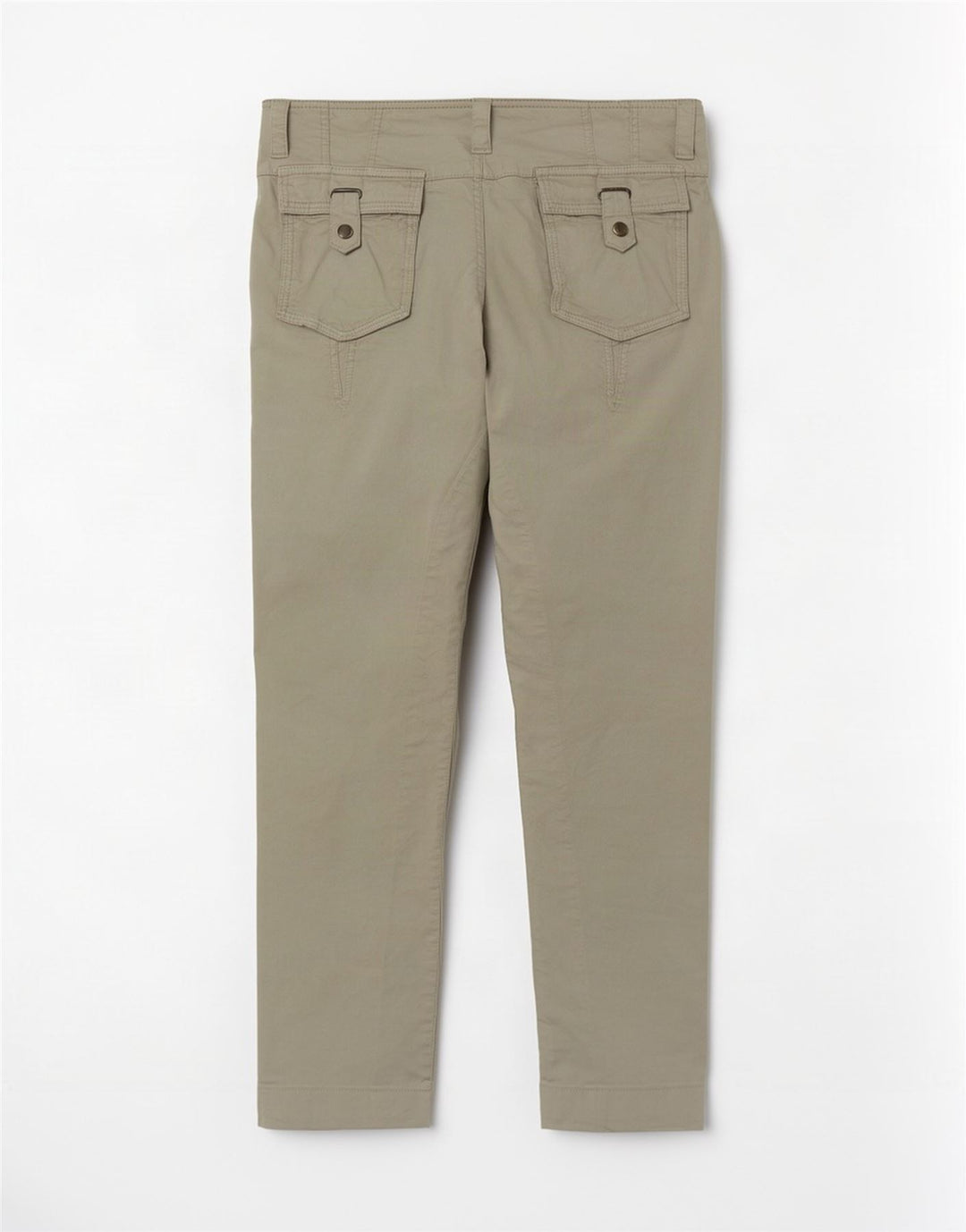 Pantaloni casual dritti da donna di Dack IT 46 Large W32 L28 Cotone grigio