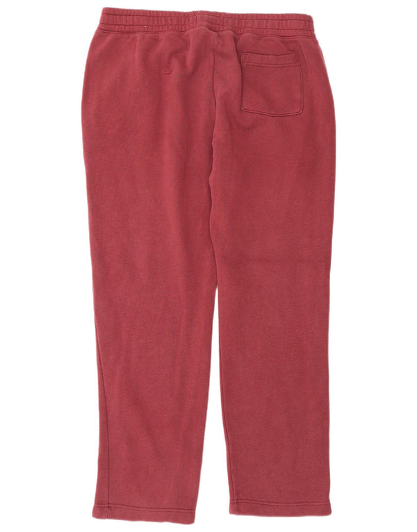 Pantaloni da tuta grafici da uomo Hollister Large in cotone bordeaux