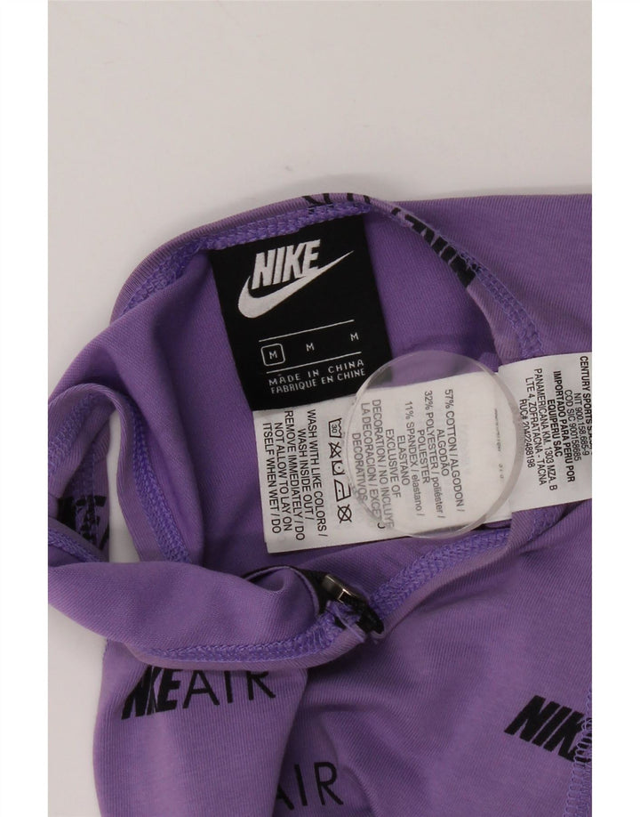 Body grafico da donna Nike UK 12 cotone viola medio