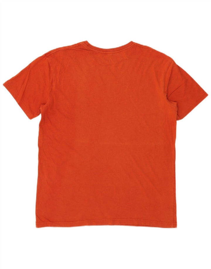 T-shirt grafica da uomo con vestibilità regolare Quiksilver, cotone arancione medio