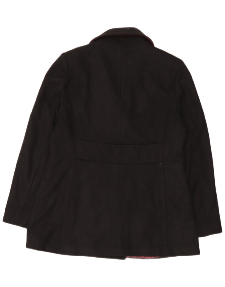 Cappotto da marinaio da donna Tommy Hilfiger UK 16 grande lana nera