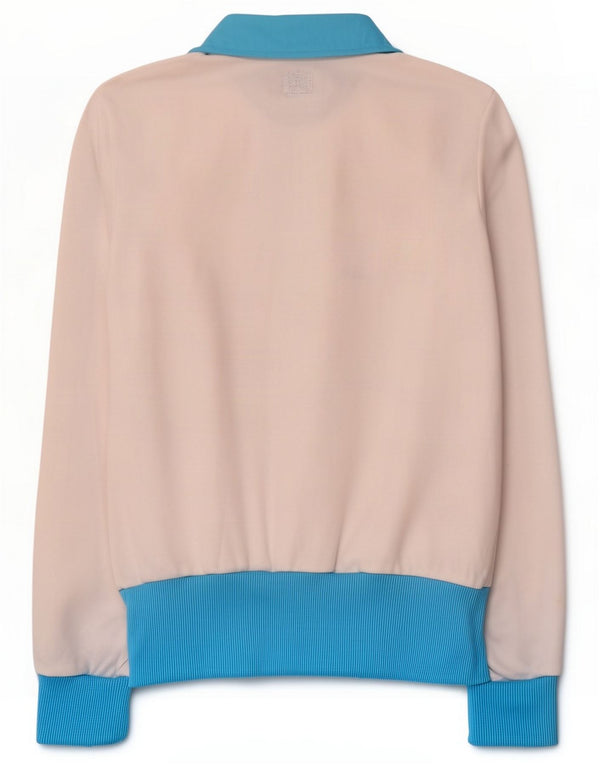 Giacca da tuta da donna Adidas EU 34 XS cotone color block bianco