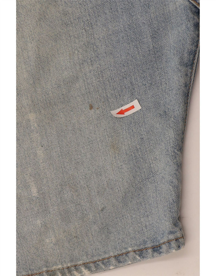 Levi's Uomo 505 Pantaloncini di jeans invecchiati W31 Cotone blu medio