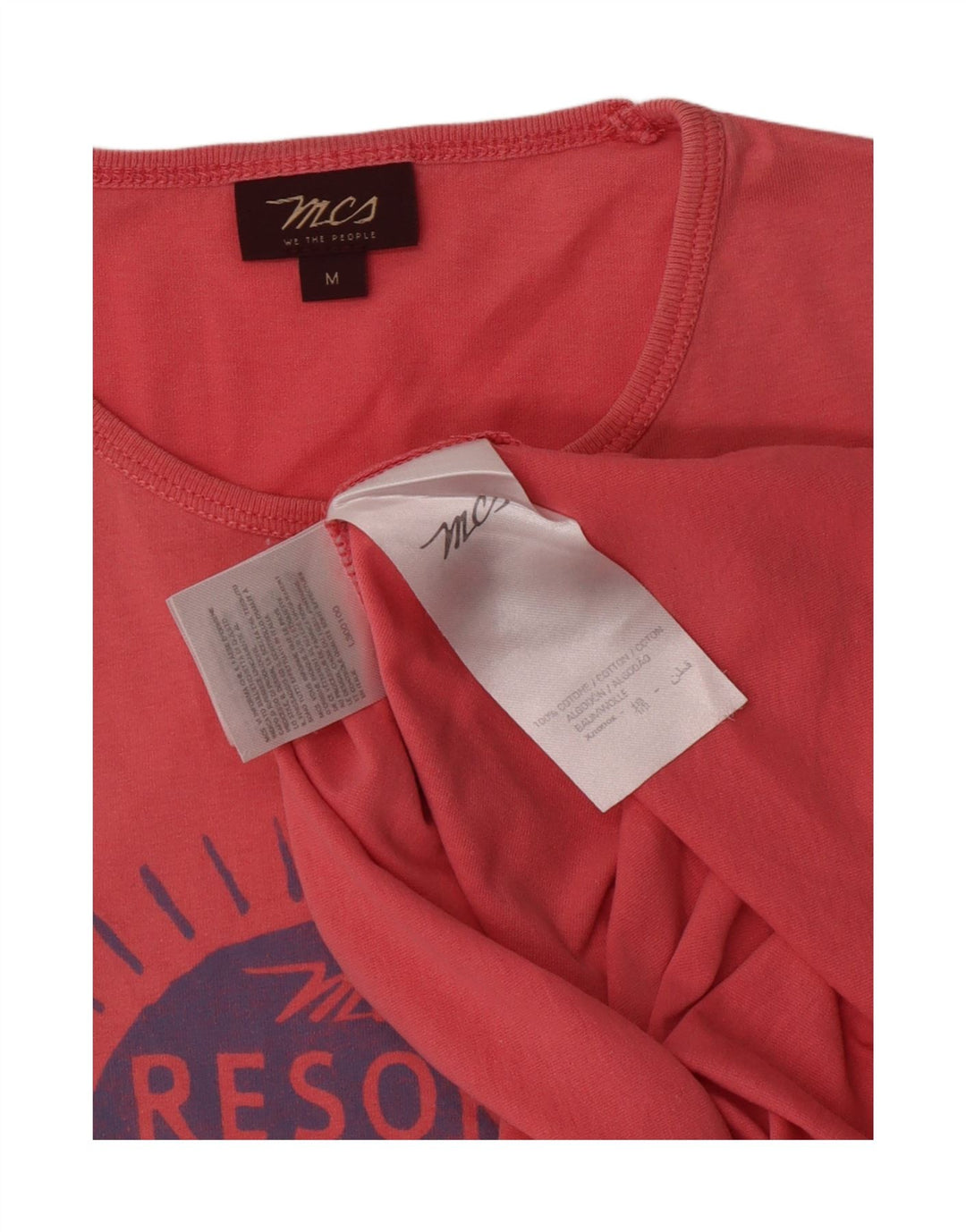 T-shirt grafica da uomo Marlboro Classics Top in cotone rosa medio