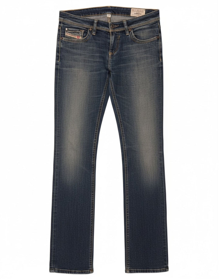Jeans dritti Lowky da donna Diesel W26 L32 cotone blu navy