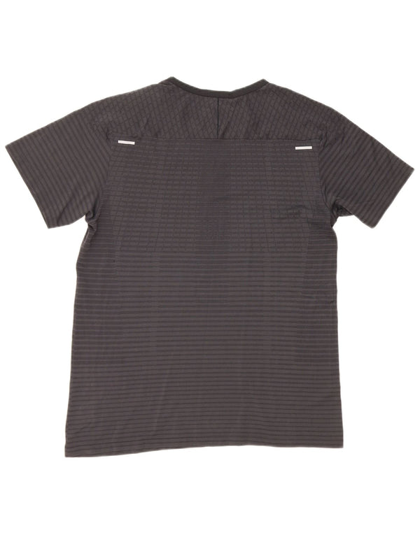 T-shirt Nike Dri Fit da uomo, grigio medio, gessato