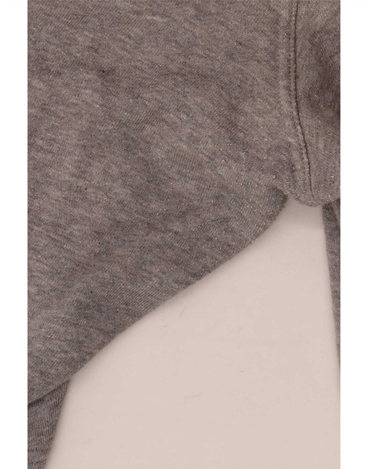 Pantaloncini sportivi da uomo Adidas in cotone grigio medio