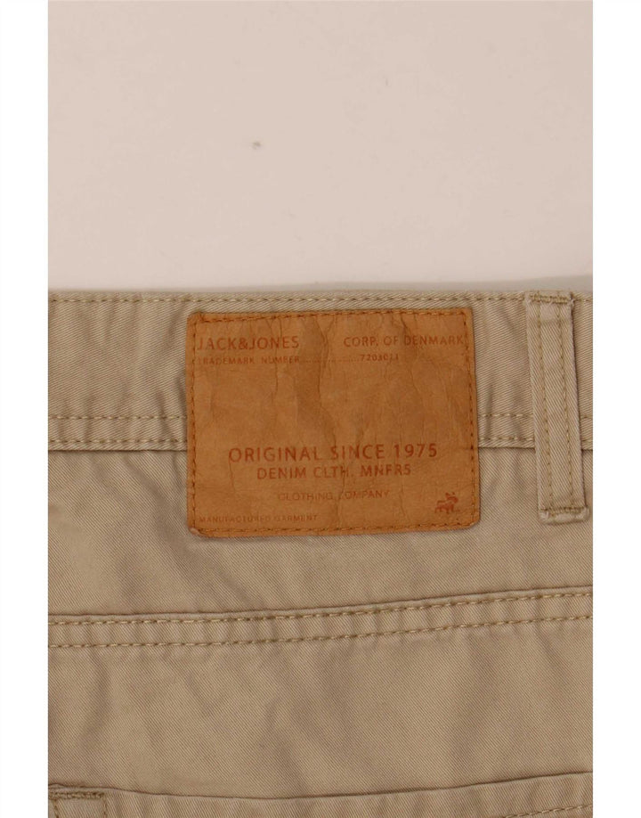 Pantaloni casual slim da uomo Jack & Jones W30 L30 Beige