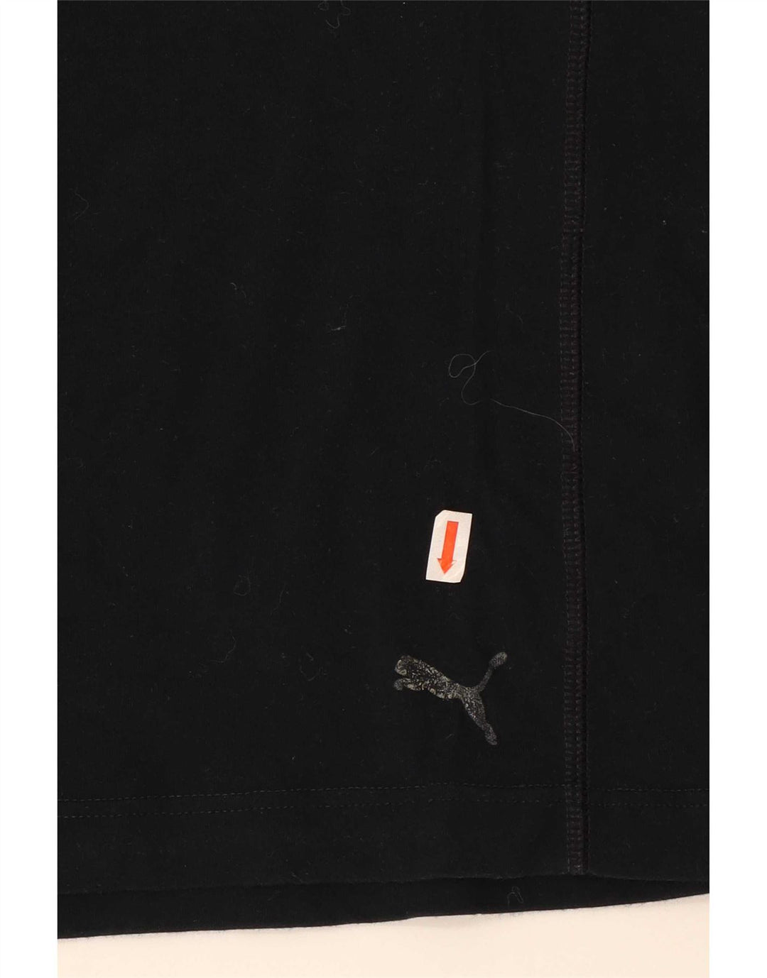 T-shirt da uomo Puma Top in cotone nero medio