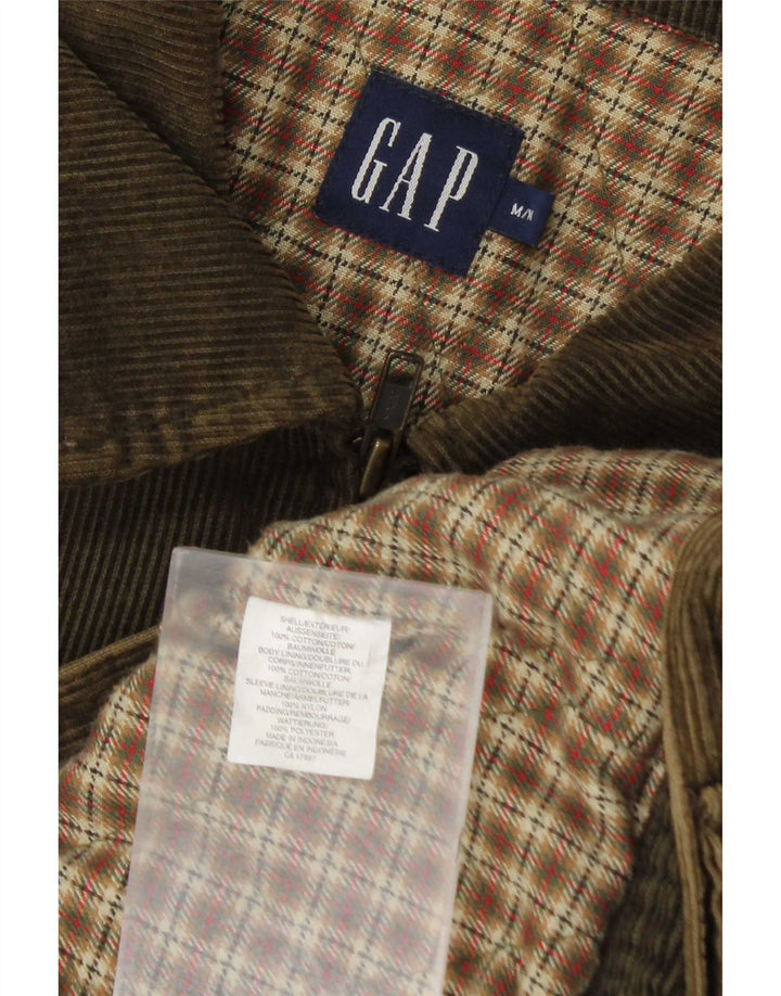 Giacca da uomo in velluto a coste Gap UK 38 cotone kaki medio