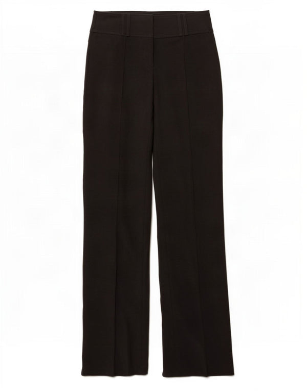 Topshop Pantaloni casual da donna Bootcut UK 8 Small W28 L35 Poliestere nero