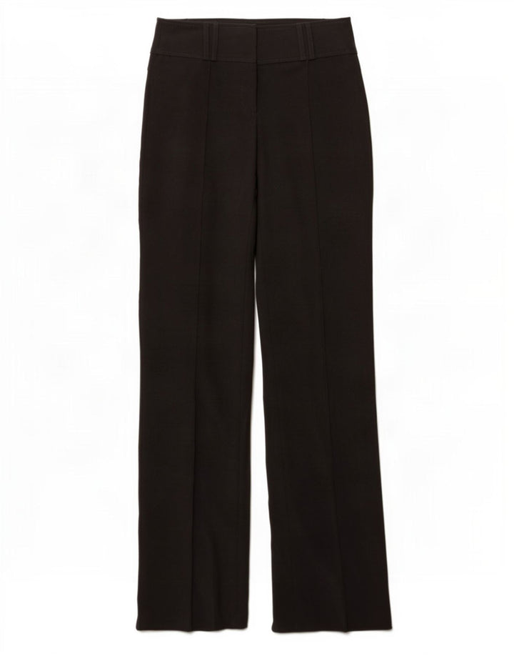 Topshop Pantaloni casual da donna Bootcut UK 8 Small W28 L35 Poliestere nero