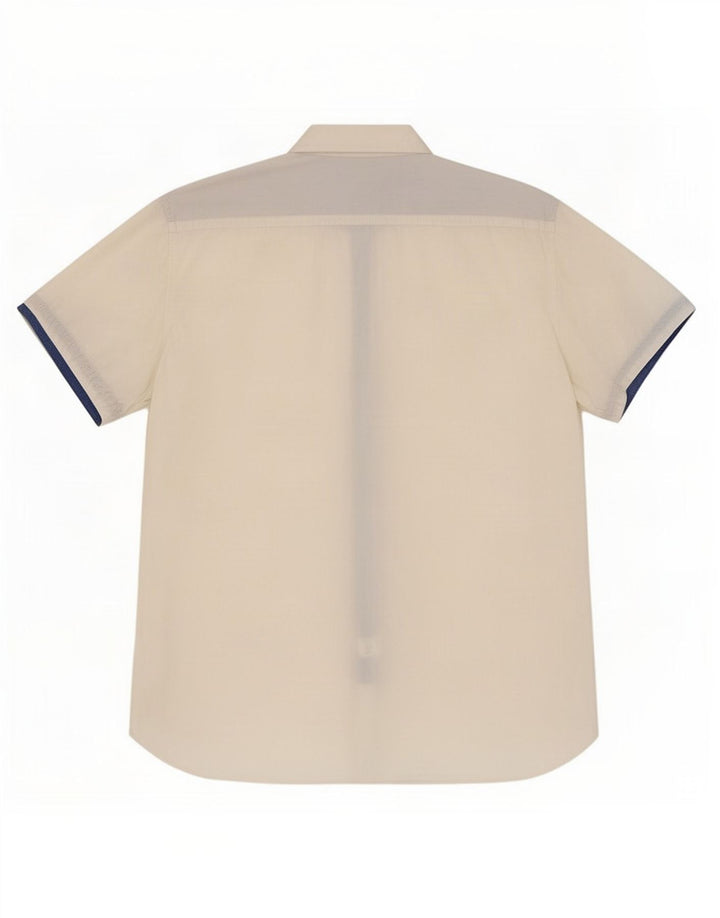 Camicia a maniche corte da uomo Lee XL in cotone bianco