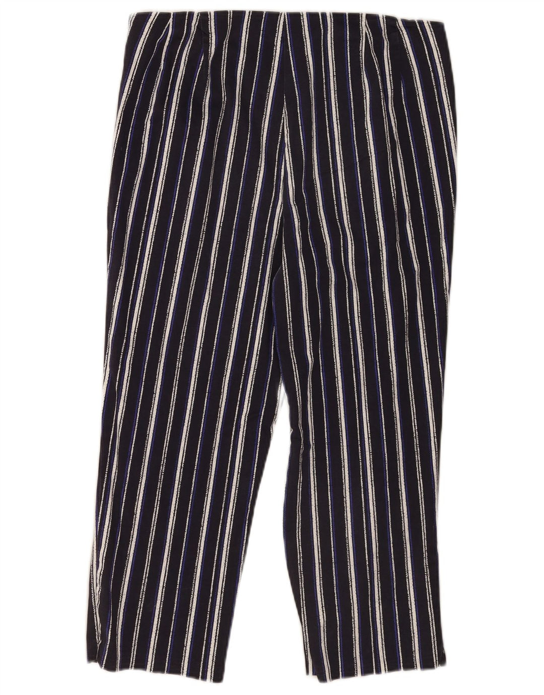 Pantaloni Capri da donna Marks & Spencer UK 12 Medium W30 L20 Blu Navy
