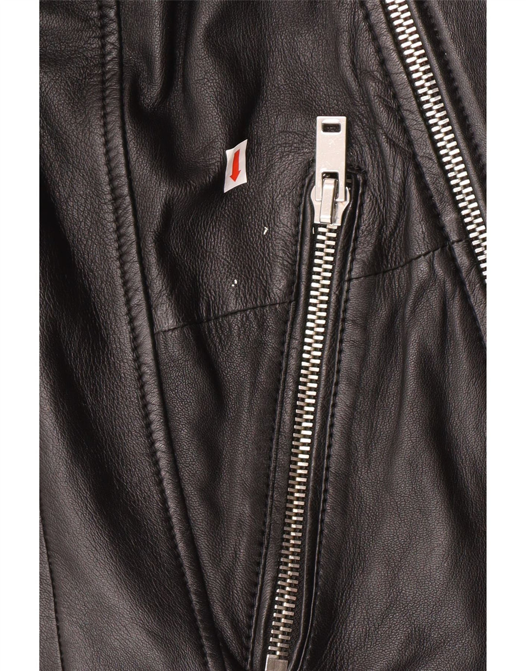 Giacca da motociclista in pelle da uomo Freaky Nation UK 38 Pelle nera media