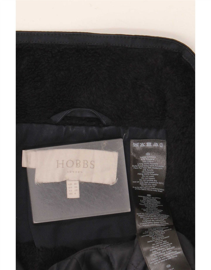 Giacca Parka da donna Hobbs UK 10 piccola in poliestere blu navy