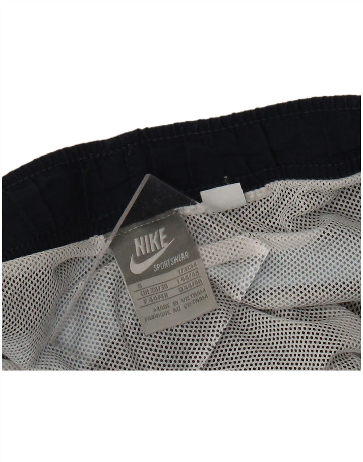 Nike Mens Swimming Shorts Small  Navy Blue Colourblock