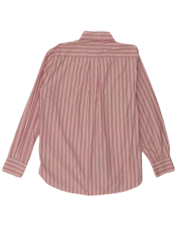 Camicia da uomo Tommy Hilfiger in cotone a righe rosa medio