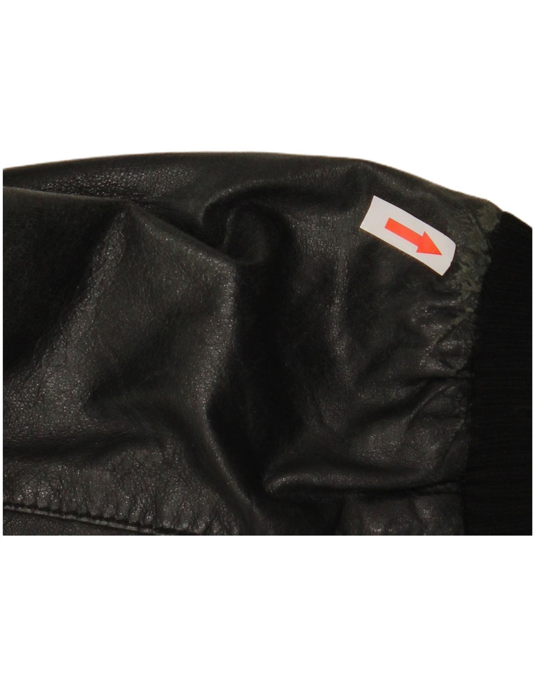Giacca in pelle corta da donna Sasch UK 14 media nera