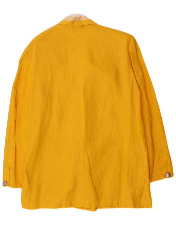 Giacca Blazer Doppiopetto Donna ROCCOBAROCCO IT 44 Giallo Medio
