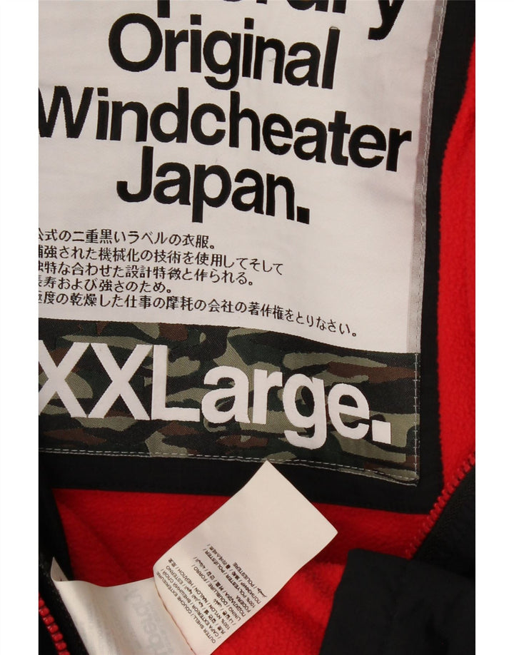 Giacca a vento con cappuccio da donna SUPERDRY UK 20 2XL Nera