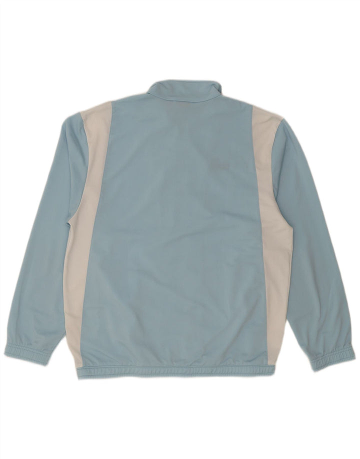 Giacca da tuta da uomo Puma Large in poliestere color block blu