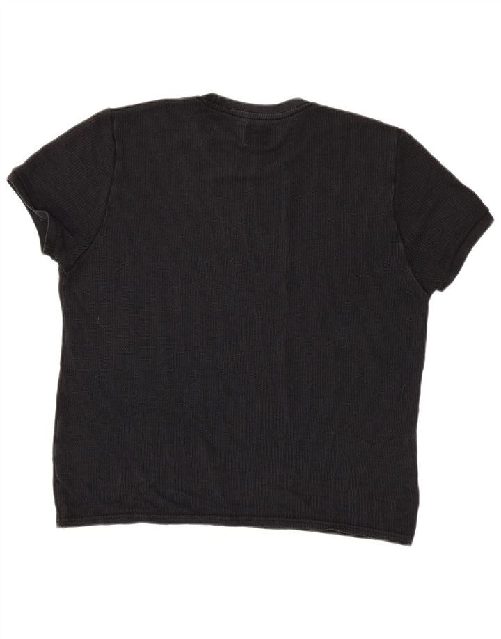 T-shirt in maglia da donna Zara UK 16 grande nera