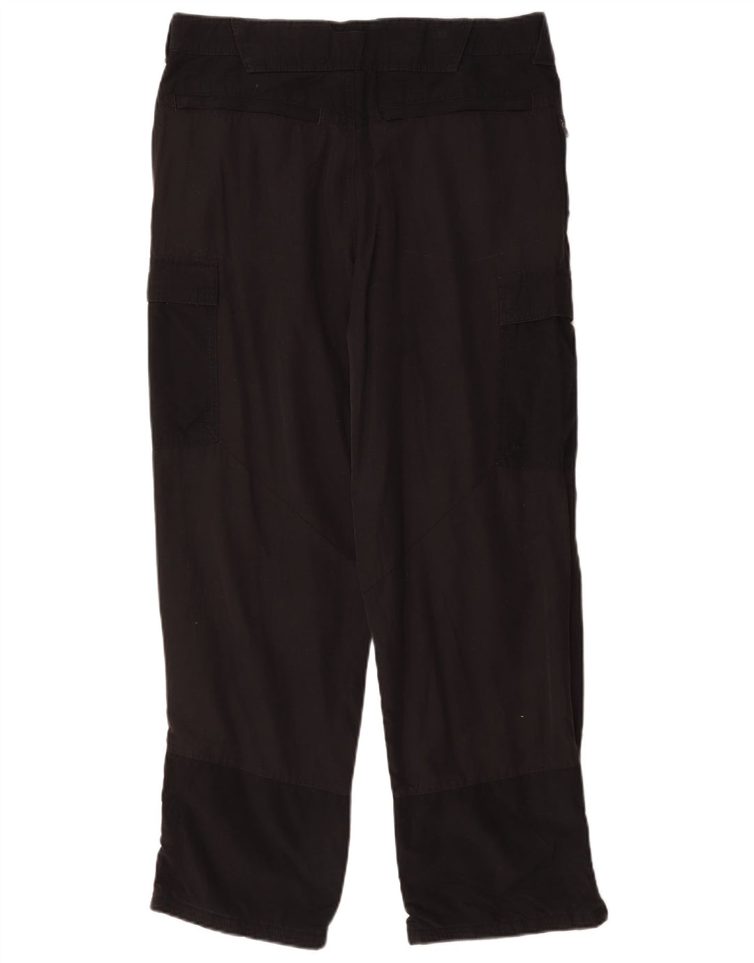 Pantaloni cargo dritti da uomo Marks & Spencer W34 L29 neri in poliammide