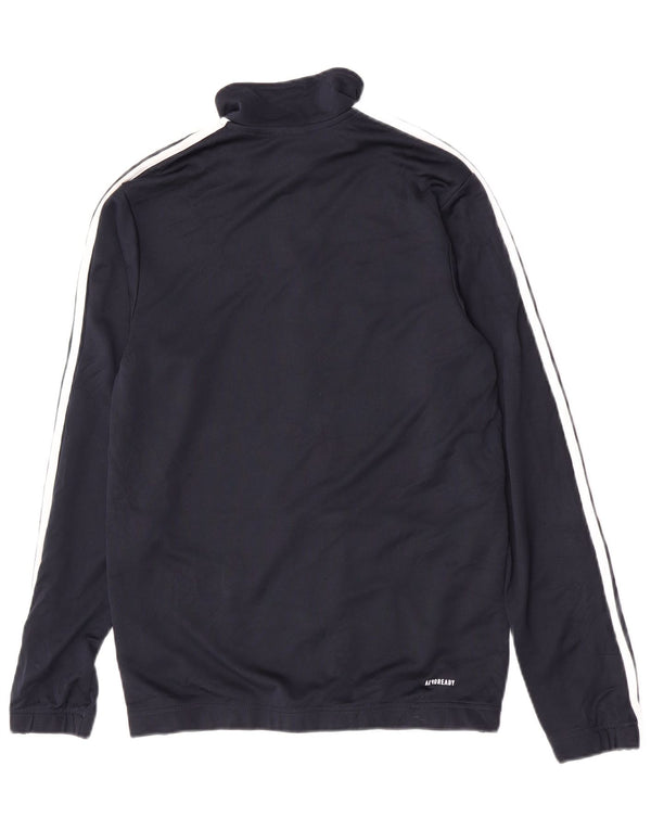 Giacca sportiva da uomo Adidas, giacca media, blu navy, in poliestere