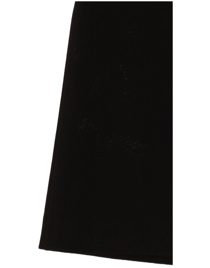 Pantaloni chino bootcut da donna VINTAGE medi W30 L32 poliestere nero