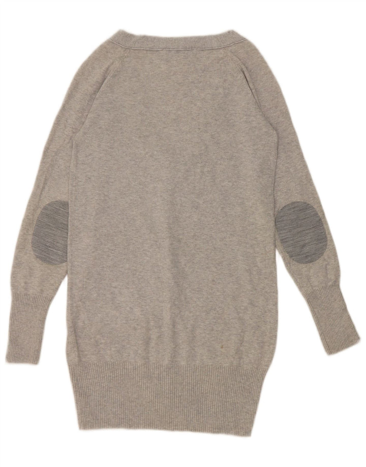 Maglione cardigan da donna Zara UK 10 piccolo grigio