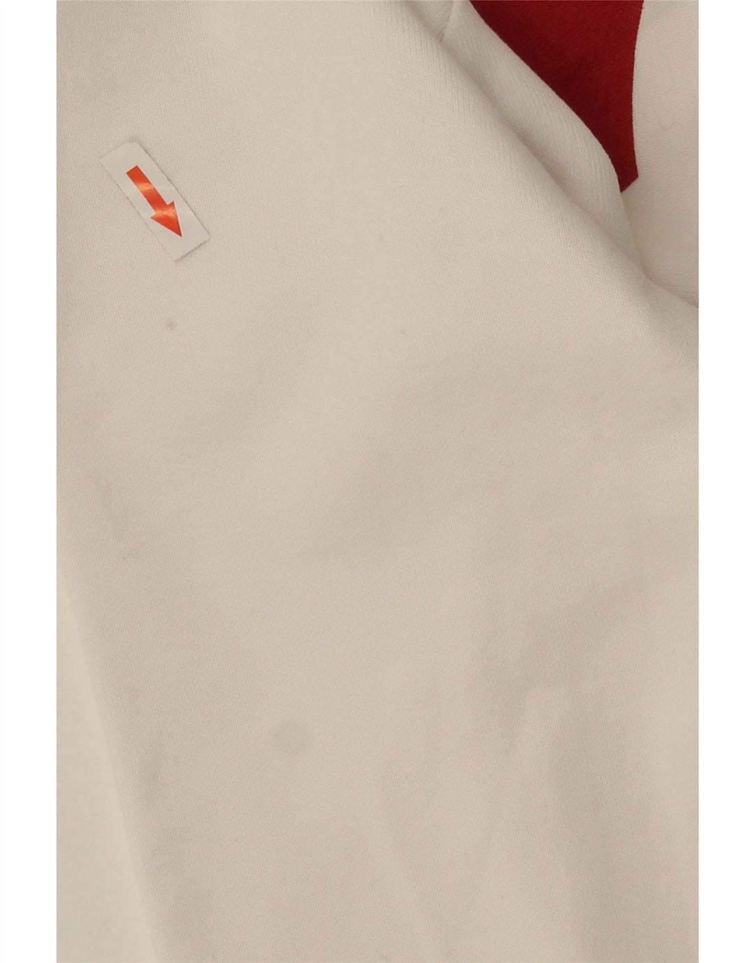 Felpa oversize con grafica da donna Levi's UK 6 XS cotone bianco