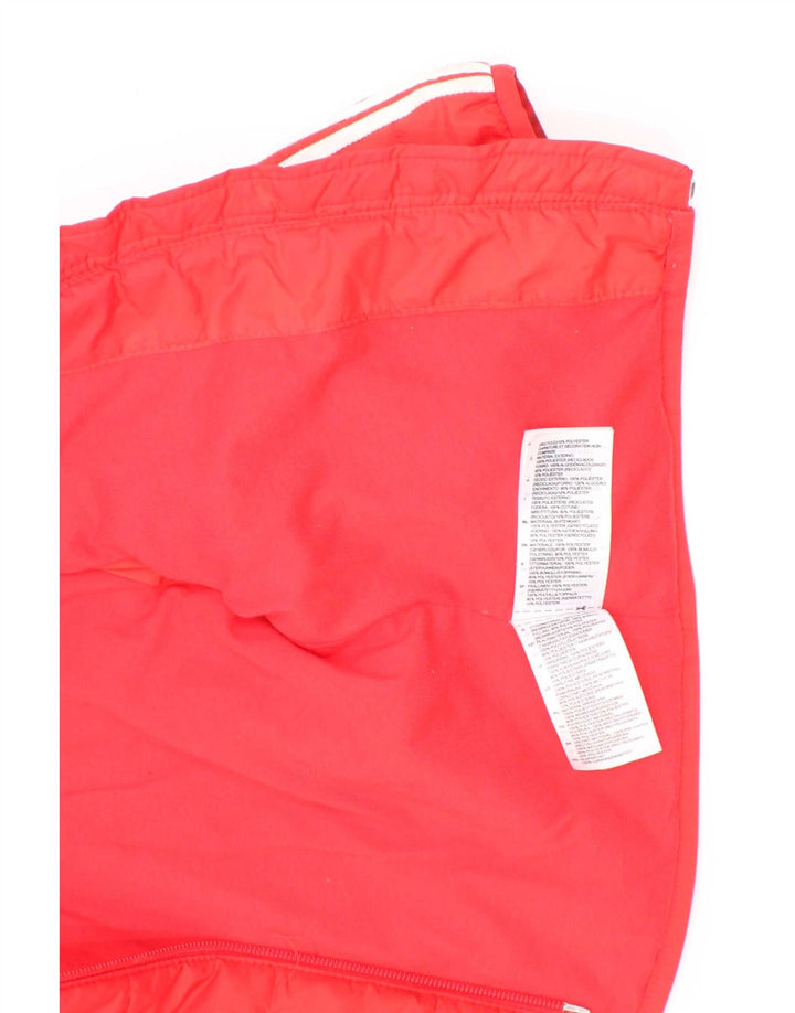 Giacca imbottita con cappuccio Adidas da bambino 9-12 mesi in poliestere rosso