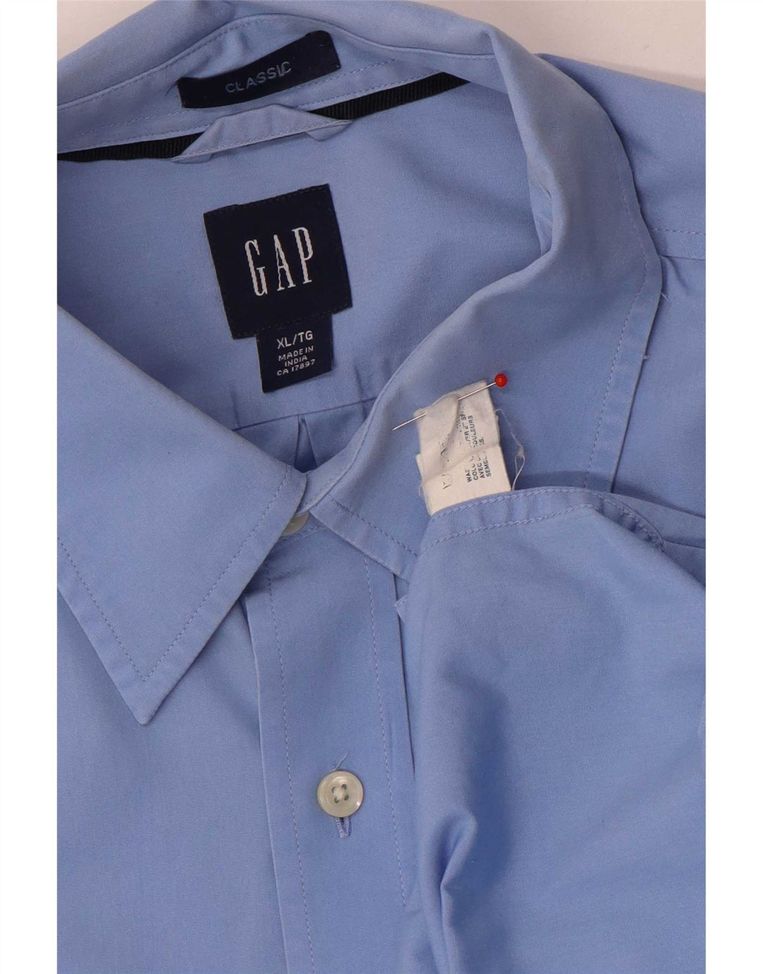 Camicia Gap da uomo Classic Fit XL in cotone blu