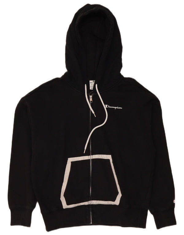 Maglione con cappuccio e zip da donna Champion UK 18 XL cotone nero