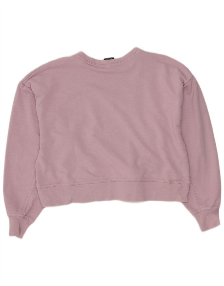 Felpa con grafica oversize Nike Dri Fit da donna UK 6 XS Viola