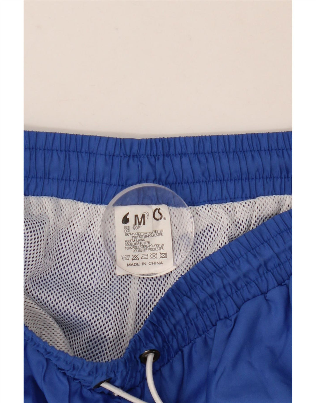 Pantaloni da tuta da uomo Asics in poliestere color block blu medio