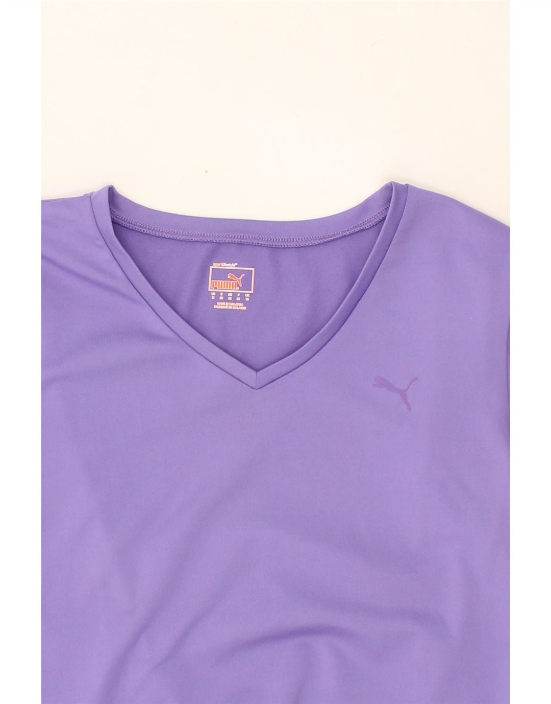 PUMA Womens T-Shirt Top UK 12 Medium Purple Vintage Puma and Second-Hand Puma from Messina Hembry 