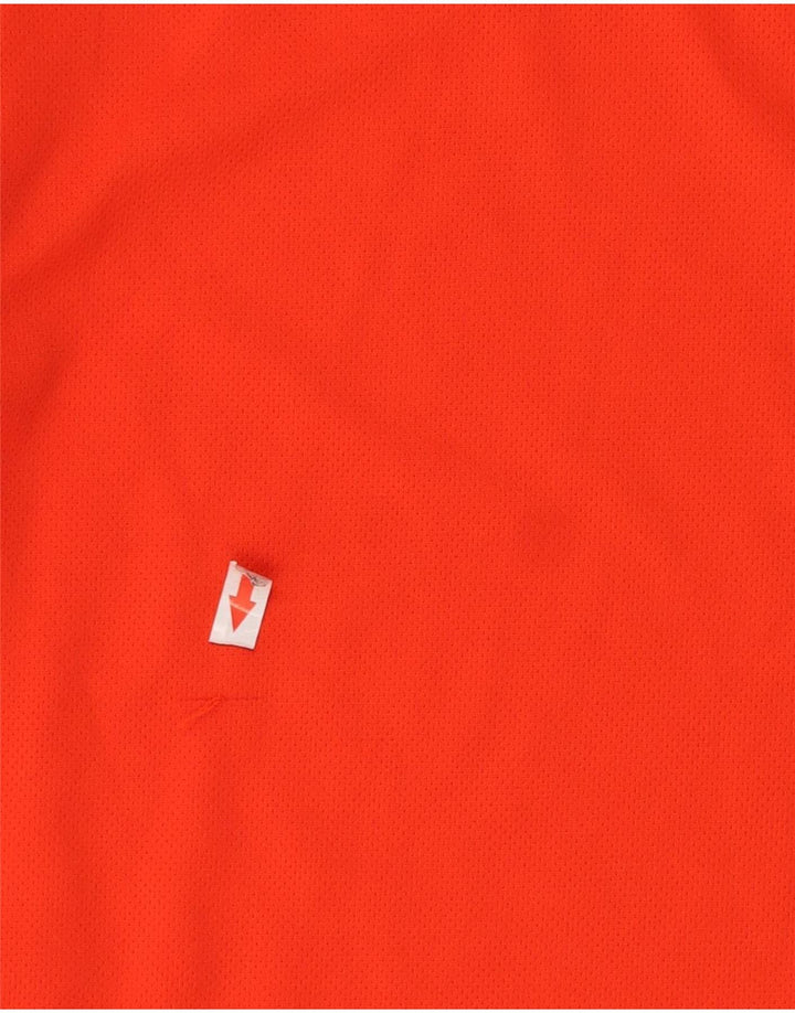 T-shirt da uomo Adidas Top in poliestere arancione medio
