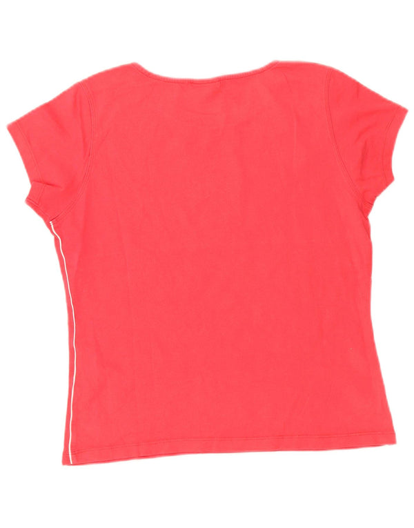 T-shirt grafica corta da donna Champion Top UK 14 Large Rosa