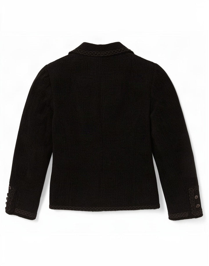 Giacca blazer doppiopetto da donna Ralph UK 8 piccola nera