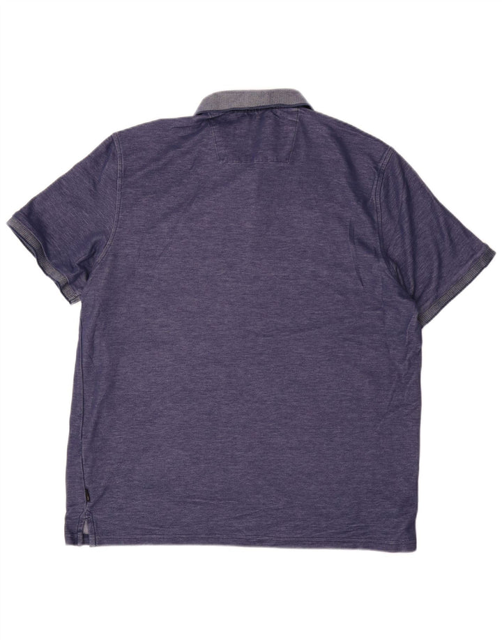 CALVIN KLEIN Polo Uomo Large Blu Cotone