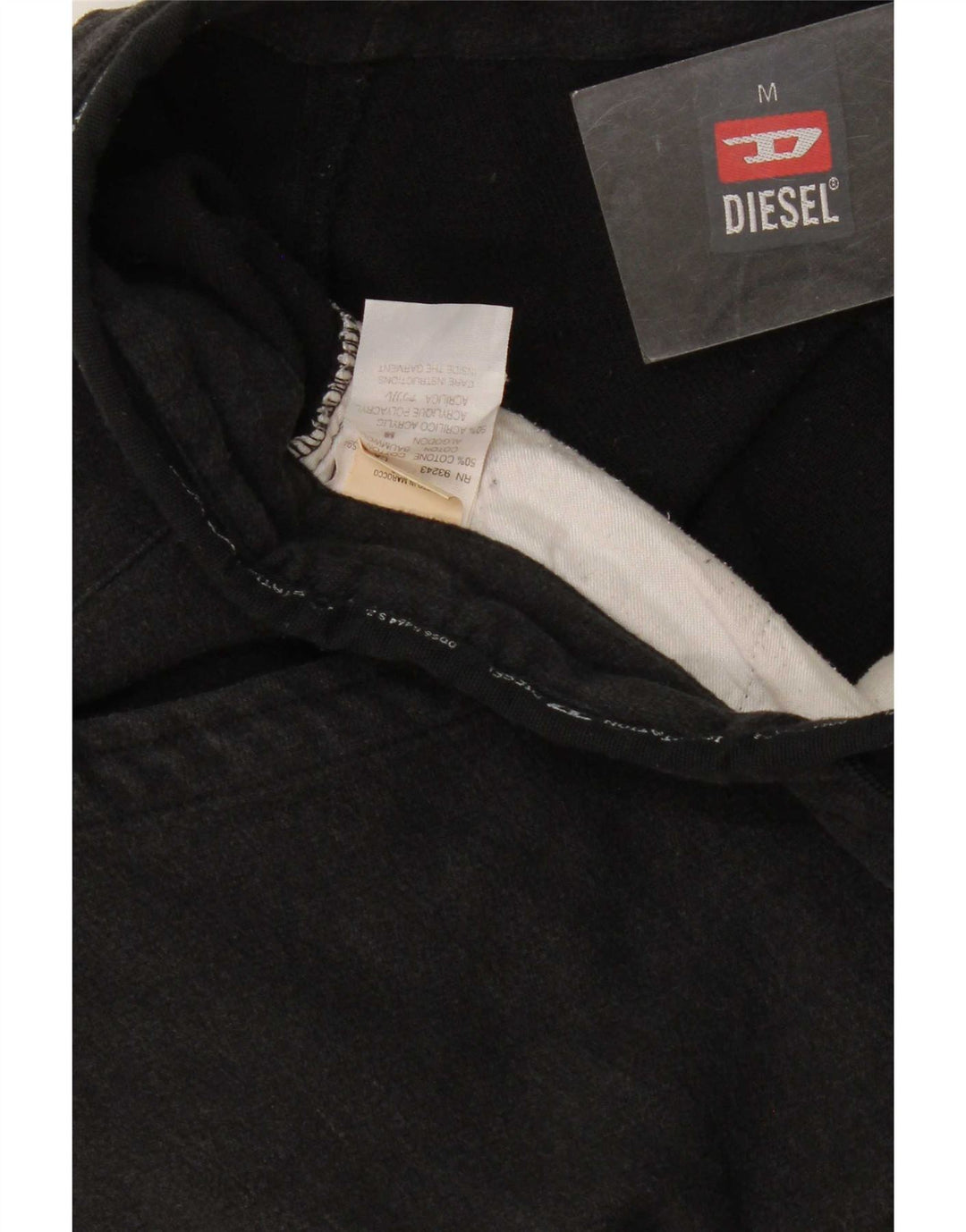 Pantaloni cargo dritti da donna Diesel medi W30 L30 cotone grigio