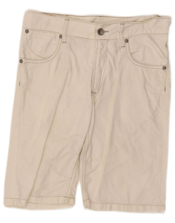 Pantaloncini di jeans per ragazze Levi's 11-12 anni W28 cotone bianco