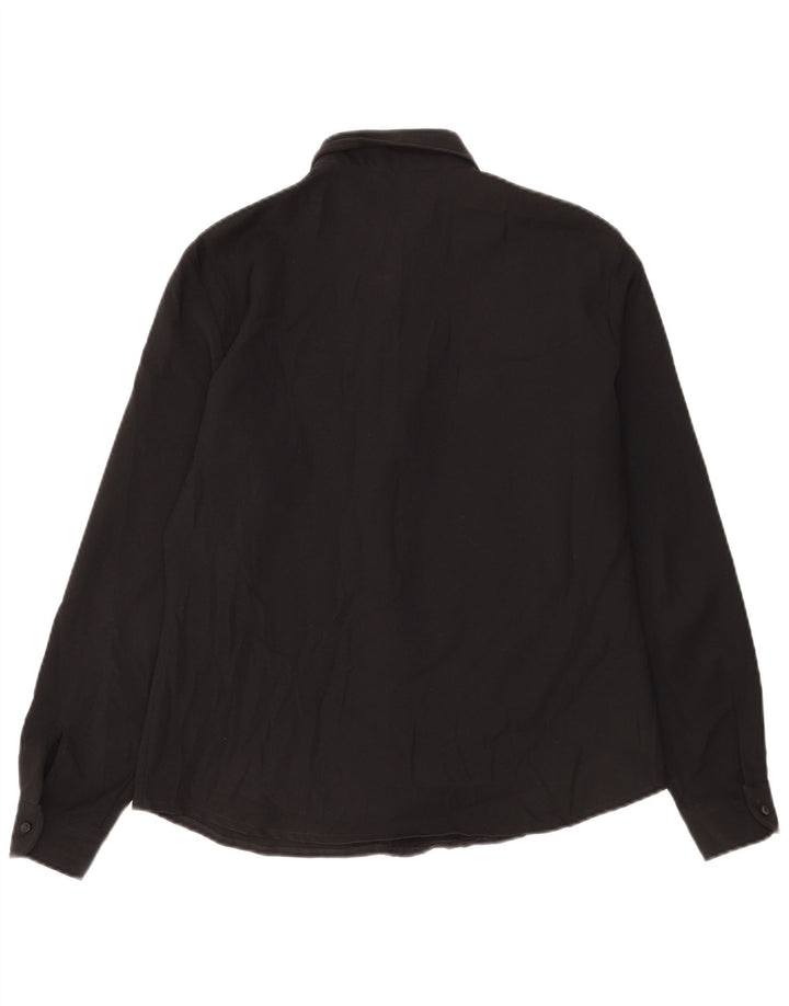 Camicia da donna Benetton UK 14 grande nera