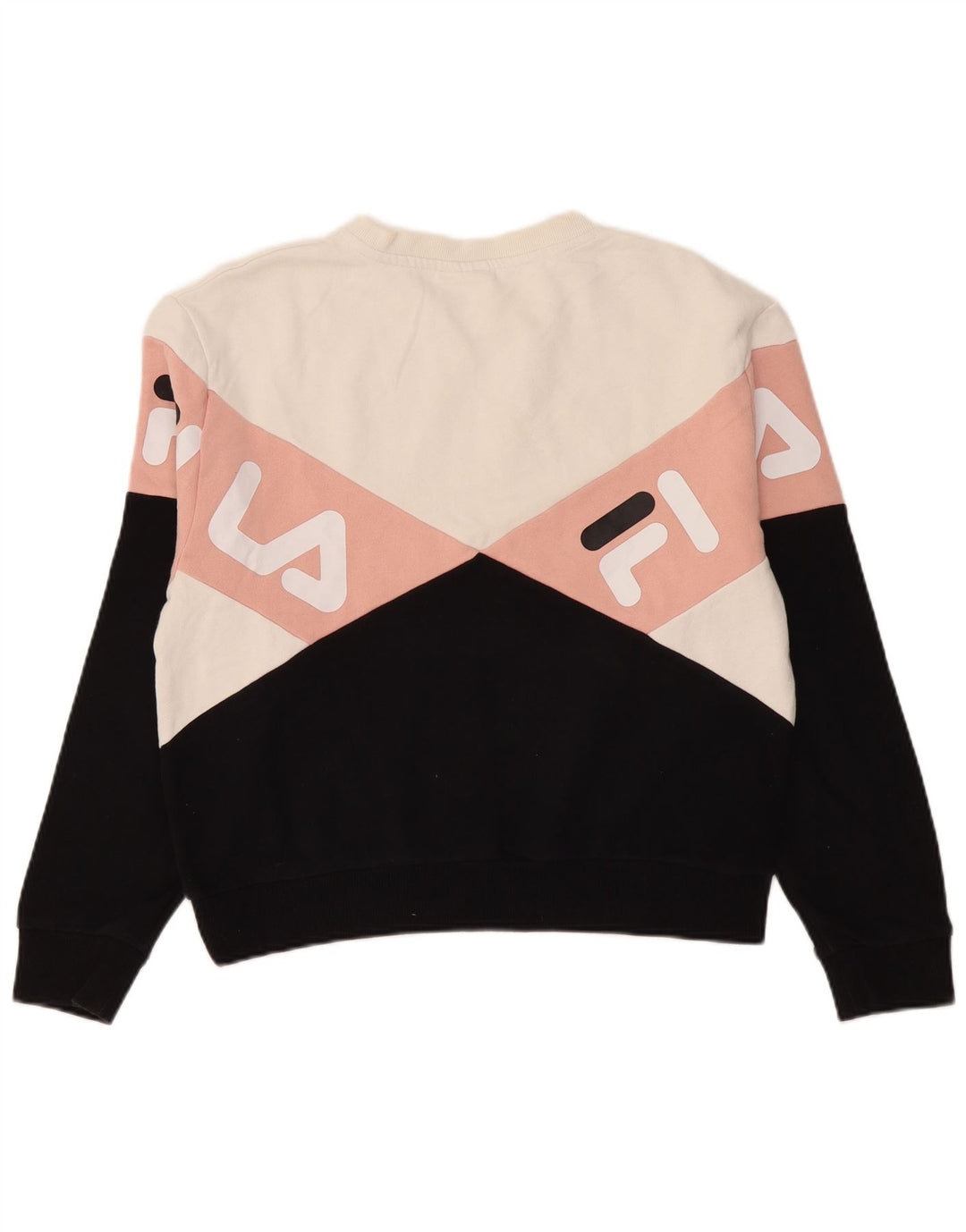 Felpa grafica da donna Fila Jumper UK 12 Medium multicolore