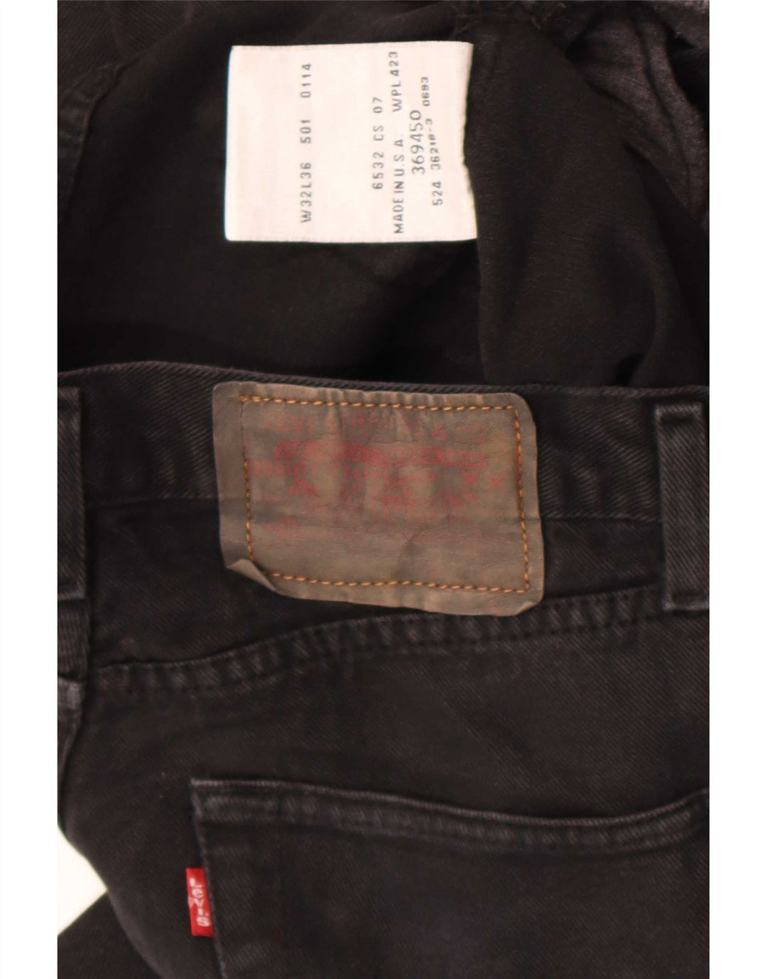 Jeans dritti da donna Levi's W32 L27 neri