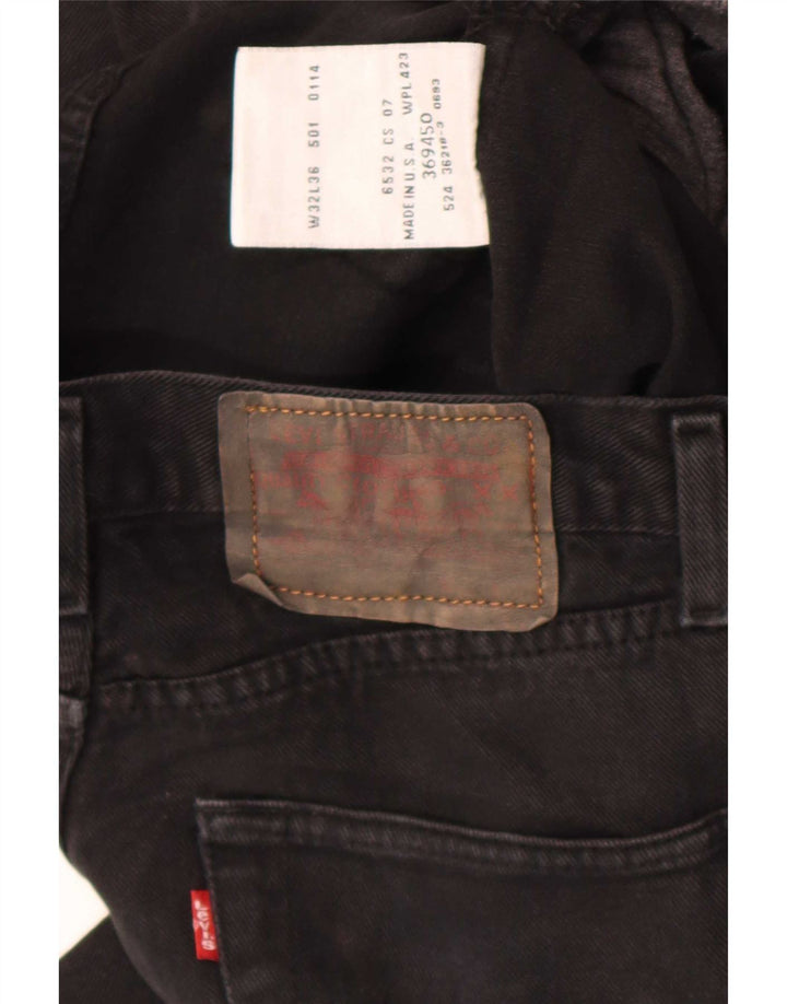 Jeans dritti da donna Levi's W32 L27 neri